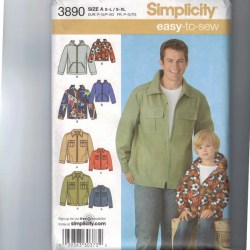 3890 MR.&  BOYS JACKET, HOODIE SWEATSHIRT PATTERN S-XL
